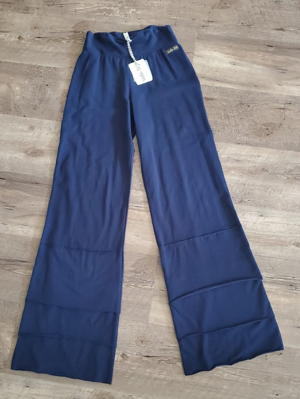 Matilda Jane Navy Wide-Leg Vagabond Finns Pants Size S